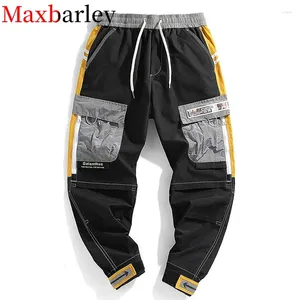 Pantalon masculin Maxbarley Mens Cargo Fashion Hommes 2024 Baggy Pockets Hip Hop Joggers Jogcy Streetwear Japan