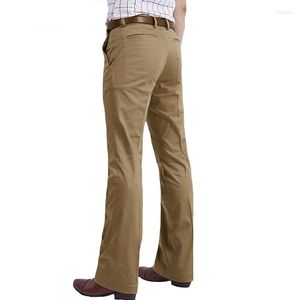 Pantalons pour hommes Hommes d'affaires décontracté classique Style britannique coupe ample grand confortable kaki noir mince costume formel