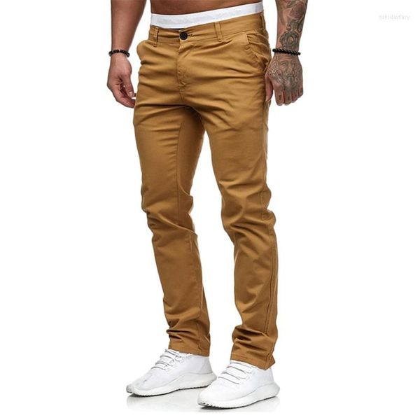 Hombre Pantalones Hombre Casual Activo Algodón Ropa Cotidiana Jogger Chinos Un Color Longitud Completa Clásico Cremallera Vintage Blanco Negro Rojo