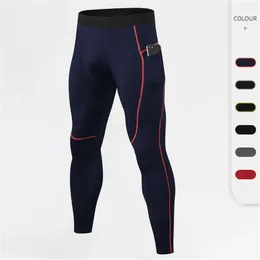 Herenbroeken Compressiebasislaag voor heren Thermische leggings Strakke hardloopsneldrogende jogger-joggingbroek