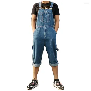 Pantalones de hombre Pantalones cortos de mezclilla para hombre Tallas grandes 28-44 46 48 50 Ropa de trabajo de bolsillo de moda de gran tamaño