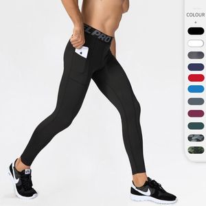 Pantalon homme Fitness Pantband poche PRO course entraînement basket sport élastique transpiration séchage rapide serré