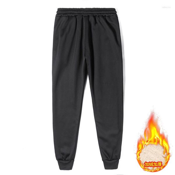 Pantalons pour hommes Pantalons de survêtement en velours Plus pour hommes Hiver Hommes Joggers Épaissir Pantalon Chaud Casual Coton Droit