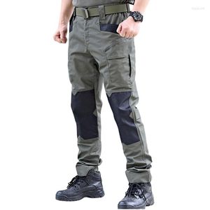 Pantalons pour hommes Randonnée en plein air tactique pour hommes Casual Multi-poches Militaire Anti-déchirure Formation Camouflage Cargo