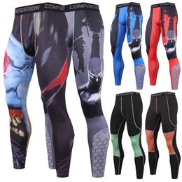 Pantalons pour hommes Équipement humide pour hommes Séchage rapide Cyclisme Mode Fitness Leggings