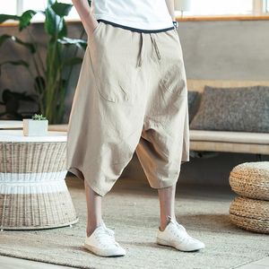 Pantalons pour hommes Hommes 5XL Hommes D'été Coton Joggers Mâle Vintage Style Chinois Pantalons De Survêtement Modes