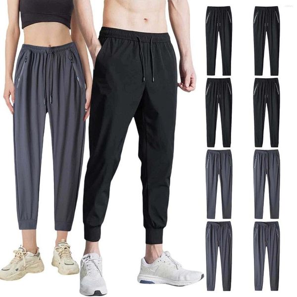 Pantalones para hombres Hombres y corredores ligeros para mujeres Correr en seco Senderismo Entrenamiento atlético Pista con cremallera Tie M Ropa