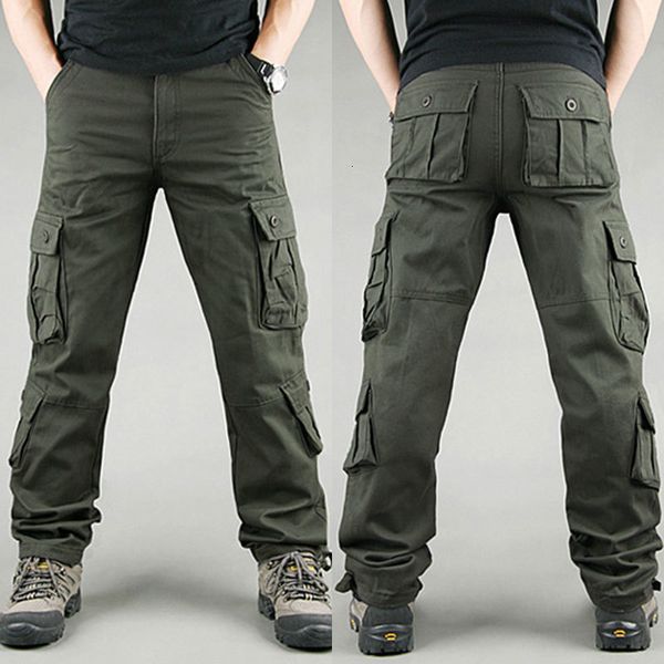 Pantalons pour hommes Pantalons de l'armée pour hommes Pantalons cargo Militaire 8 poches Salopettes Pantalons cargo Pantalons longs pour hommes Pantalons de travail Plus 4XL Pantalons décontractés 230512