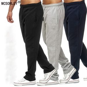 Pantalones para hombres Hombres Culturismo Pantalón Otoño Primavera Chándal Sweetpants Casual Soli 220823