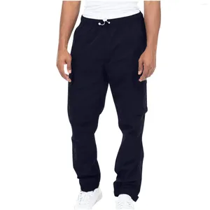 Pantalons pour hommes Hommes Cargo Pantalon de travail d'été Lâche Multi Poche Casual Sports Outdoor Wear 2024