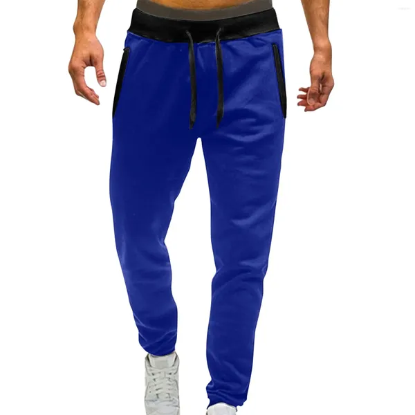 Pantalones para hombres Hombres Casual Mediados de cintura Sólido Jogger Biker Entrenamiento Hombre Y2K Ropa Bolsillos Gimnasio Trabajo Pantalones Pantalones Baggy Sweetpants