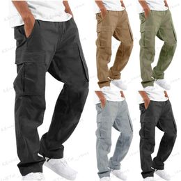 Pantalon masculin Vêtements à cordon de cargaison Jogging Pantalon de travail empilé Pantalon Men Pantalon en gros Fitness Running Joggers Vier