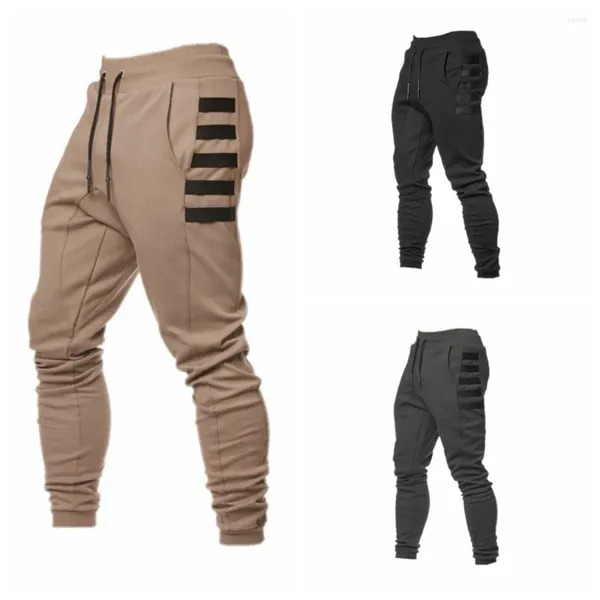 Pantalons pour hommes Hommes Coton Joggers Pantalons de survêtement Casual Gym Entraînement Sportswear Slim Leggings Pantalon Mâle Fitness Mode Trackpants