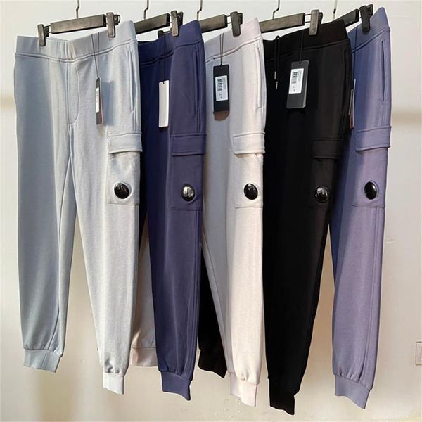 Pantalones de hombre Pantalones deportivos con cordón y bolsillo informal con cordones CP para hombre