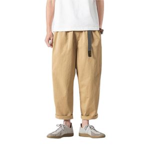 Pantalones de hombre Harem Cargo 2023 primavera Casual suelto Color sólido Hip Hop pantalones de pierna recta Harajuku Streetwear Jogging pantalones