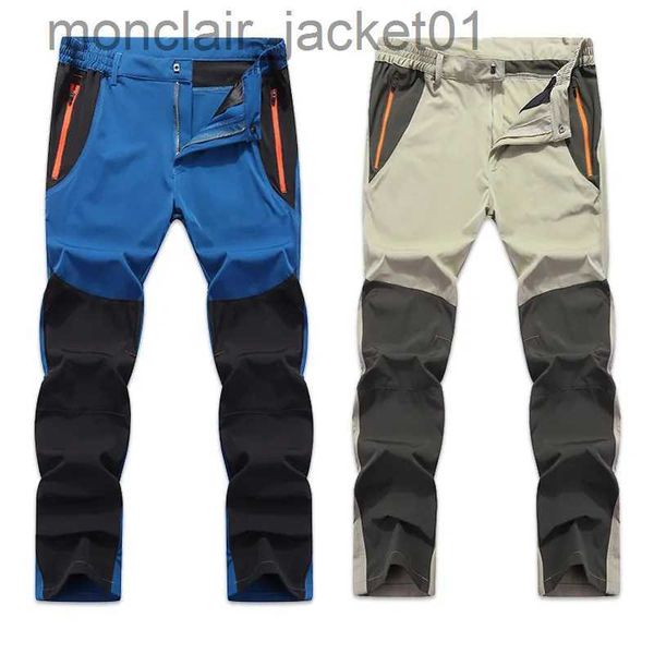 Pantalons pour hommes Hommes randonnée Camping pantalon résistant à l'usure séchage rapide anti UV pantalon imperméable élastique pantalon escalade Trekking printemps été J231006