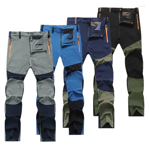 Pantalon homme homme randonnée Camping résistant à l'usure séchage rapide Anti UV pantalon imperméable élastique pantalon escalade Trekking été