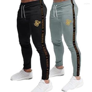 Pantalon masculin Hip Hip Mens Tracksuit Casual Hop Hop Pant Silk Siksilk Track Sik Fitness Elastic JoggersweatPants Pantalon Skinny