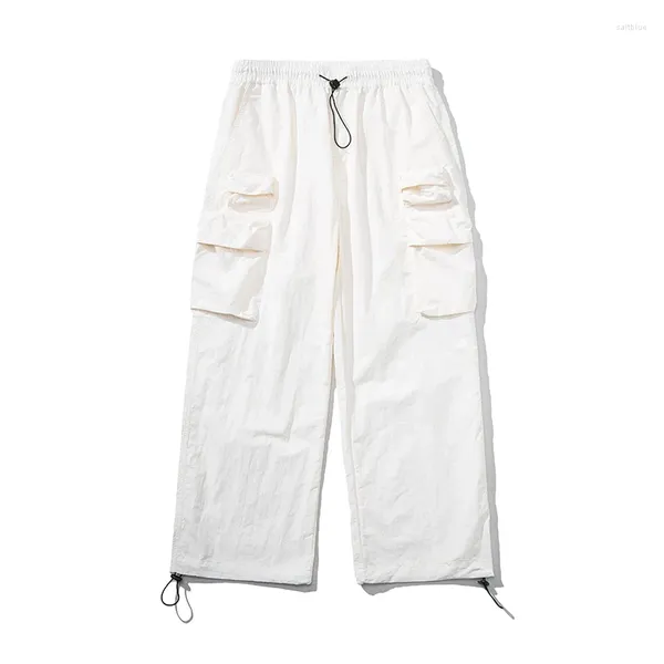 Pantalons pour hommes Hommes Japon Coréen Streetwear Mode Lâche Casual Multi Pocket Cityboy Sport de plein air Cargo Baggy Femmes Pantalons Homme Vêtements