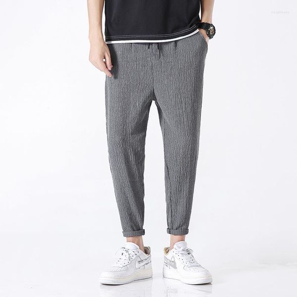 Hommes pantalons hommes survêtement 2023 été Harem hommes Vintage pantalon mâle Streetwear Style vêtements décontractés goutte