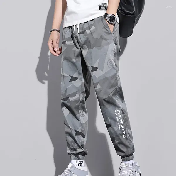 Pantalones para hombres Hombres Joggers Cargo Camuflaje Pantalones de chándal Senderismo al aire libre Camping Secado rápido Harem Bolsillo Pantalones casuales Streetwear