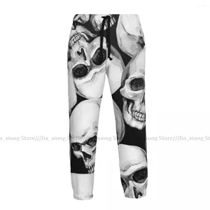 Pantalons pour hommes Hommes Joggers Aquarelle Skulls Homme Pantalon de survêtement Streetwear Casual Mens