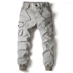 Pantalons pour hommes hommes jogging décontracté coton cargo pleine longueur surdimensionné militaire hommes streetwear travail tactique survêtement pantalon