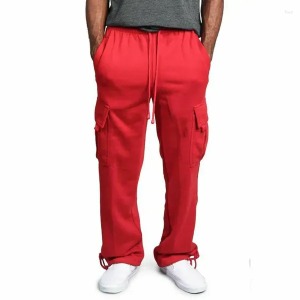 Pantalones para hombres hombres largos casuales deportes gimnasios delgados pantalones corriendo joggers pantalones de chándal