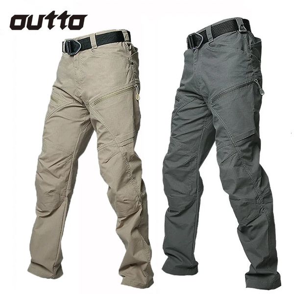 Men's Pants Hommes militaire tactique pantalon multi-poche résistant à l'usure respirant Stretch pantalon extérieur randonnée Camping escalade chasse pantalon 231127