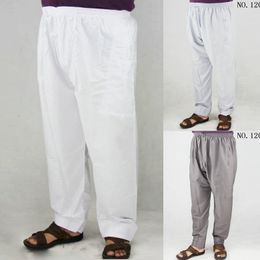 Мужские брюки Мужчины Мусульманская мода Гарем Дубай Куфтан Кафтан Арабский Турецкий Саудовская Аравия Пакистан Молитвенные повседневные брюки Исламская одежда 230221