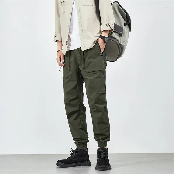 Pantalons pour hommes hommes surdimensionnés pantalons décontractés en plein air mâle imperméable homme japonais streetwear hip hop