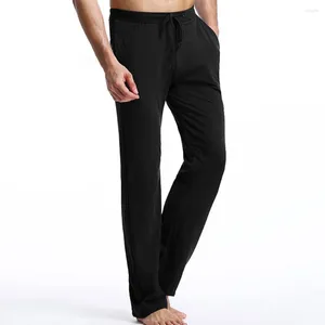 Pantalon masculin pyjama coton coton vêtements décontracté