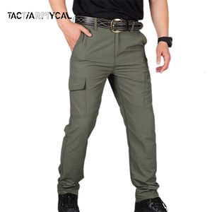 Pantalons pour hommes Pantalons pour hommes Pantalons cargo décontractés Militari Tactic Army Pantalons Homme Respirant Imperméable Multi-Poches Pantalon Taille S-5XL Plus La Taille 230408