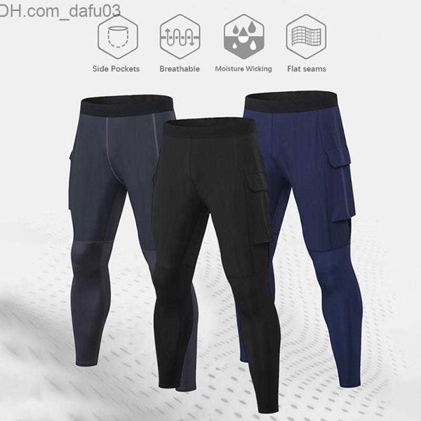 Pantalones de hombre Pantalones de hombre Fitness Running Sportwear Tight Workout Leggings Cintura elástica Gimnasio Secado rápido Moire Wicking Performance Pantalones Hombre Z230721