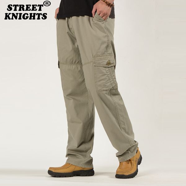 Pantalones para hombres pantalones grandes tamaño grande 6xl más pantalones de carga para hombres pantalones para hombres pantalones deportivos pantalones de estilo militar pantalones macho 230313