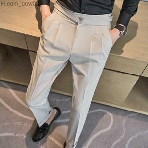 Herenbroeken Ultradun boetiekpak voor heren Formele kleding voor heren geschikt voor heren twill opvouwbare business casual pantalon 36 Z230712