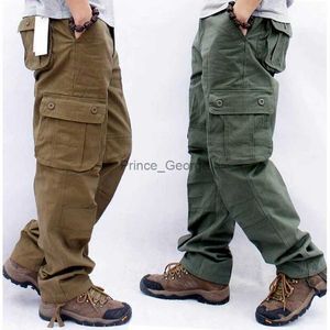 Men's Pants Pantalon Cargo pour hommes décontracté coton multi-poches pantalon tactique militaire salopette armée pantalons droits pantalons longs grande taille 44L2402