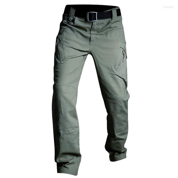 Pantalons pour hommes Hommes IX9 Tactique Cargo Hommes Pantalon Casual Pantalon de travail Pantalon de style armée Pantalon Noir Mince Combat Baggy