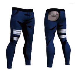 Pantalons pour hommes Hommes Hommes Compression Leggings Serrés Courir Sport Mâle Gym Fitness Jogging Pantalon À Séchage Rapide Entraînement Yoga