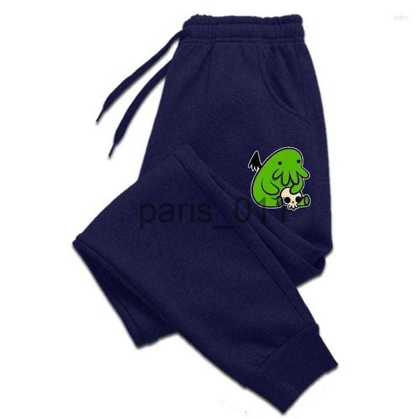 Pantalones de hombre Pantalones de hombre Bebé Cthulhu Pantalones de hombre Pantalones de chándal Calavera Slim Fit Cumpleaños AÑO DÍA Ropa de algodón puro Divertido x1017