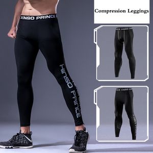 Pantalon masculin short masculin pour hommes serrés pantalon de compression de gymnase