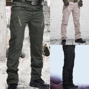 Herenbroeken Tactische broek voor heren Multi-pocket elastische militaire broek Heren Informeel Herfst Lente Cargobroeken voor heren Slank voor buiten 230131