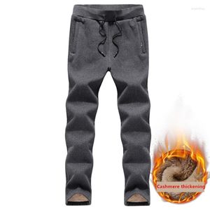 Pantalons pour hommes Hommes Hiver Garder au chaud Cachemire Épaississement Hommes Pantalons de survêtement Casual Fausse Fourrure Réchauffement Militaire Hombre Pantalon Plus Taille M-5XL