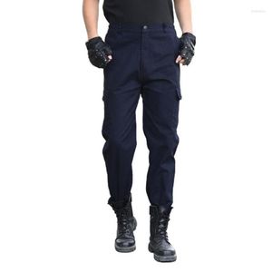 Pantalons pour hommes Hommes Couleur unie Poches Cargo Entraînement Randonnée Pantalon de travailHomme's Drak22