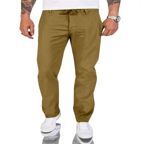 Pantalones para hombres Men primavera y pantalón de verano