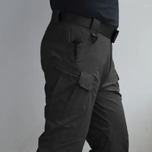 Pantalones para hombres hombres tácticos tácticos múltiples pantalones impermeables pantalones jogger pantanos de chauperio de chaue del ejército de ropa al aire libre