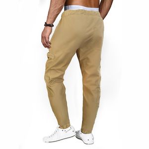 Herenbroek mannen dun jogging militaire lading casual werkbaan zomer mannelijke joggers kledingbroeken's