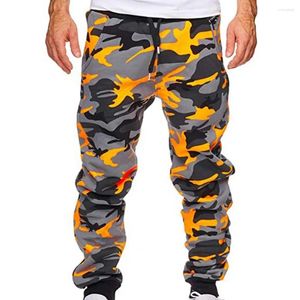 Pantalons pour hommes Hommes Pantalons Casual Jogger Camouflage Cheville Bandée Taille Moyenne Mâle Mode Cargo Cool Sports Streetwear Automne