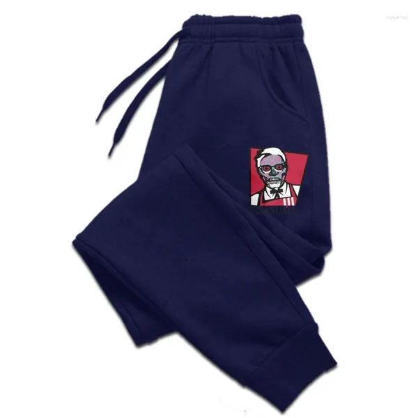 Pantalones para hombres pantalones para hombres kfc viven novedad algodón de manga corta hombre redondo para hombres