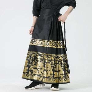 Pantalons pour hommes Hommes Large Jupe chinoise Harajuku Style Harem Mâle Vintage Lâche Casual Femme Pantalon Grande Taille 5XL
